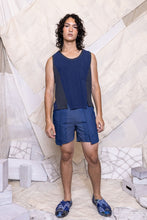 Load image into Gallery viewer, RS25 ELLIS PANEL TANK - INDIGO CHARCOAL