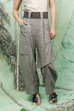 Load image into Gallery viewer, SL26 ADDIS LAYERED WIDE PANTS - ASH MARLE