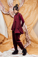 Load image into Gallery viewer, AW25 AIJA COWL VEST TOP - BURGUNDY ROSE