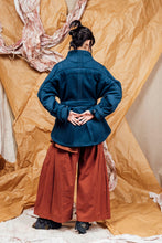 Load image into Gallery viewer, AW25 AMANE WRAP RUCHE COAT - DEEP TEAL