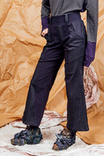 Load image into Gallery viewer, AW25 ANRI FLARE ZIP PANTS - DENIM