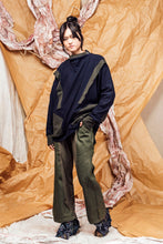 Load image into Gallery viewer, AW25 KORI PANEL COWL JUMPER - INK FOREST