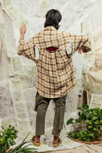 Load image into Gallery viewer, SL24 MATRIA CUTOUT SUMMER COAT - TURMERIC CHECK