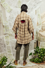 Load image into Gallery viewer, SL24 MATRIA CUTOUT SUMMER COAT - TURMERIC CHECK