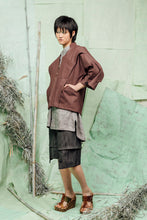 Load image into Gallery viewer, SL26 RENZO KIMONO ZIP JACKET - ROSEWOOD