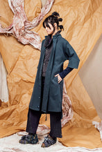 Load image into Gallery viewer, AW25 SAIGE LONG RUCHE JACKET - PETROL