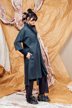 Load image into Gallery viewer, AW25 SAIGE LONG RUCHE JACKET - PETROL
