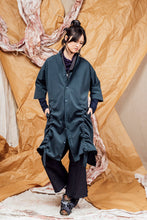 Load image into Gallery viewer, AW25 SAIGE LONG RUCHE JACKET - PETROL