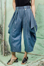 Load image into Gallery viewer, SL26 SHOSAI WRAP PANTS - DENIM CHAMBRAY