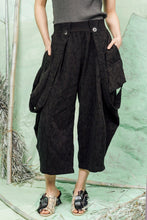Load image into Gallery viewer, SL26 SHOSAI WRAP PANTS - OBSIDIAN JACQUARD