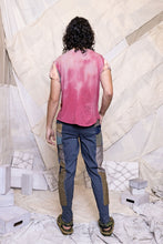 Load image into Gallery viewer, RS25 JAI CAP SLEEVE PANEL TOP - MOTTLED CORAL