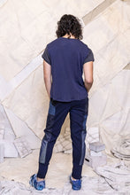 Load image into Gallery viewer, RS25 JAI CAP SLEEVE PANEL TOP - INK CHARCOAL