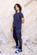 Load image into Gallery viewer, RS25 JAI CAP SLEEVE PANEL TOP - INK CHARCOAL