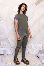 Load image into Gallery viewer, RS25 JAI CAP SLEEVE PANEL TOP - KHAKI OLIVE