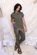 Load image into Gallery viewer, RS25 JAI CAP SLEEVE PANEL TOP - KHAKI OLIVE