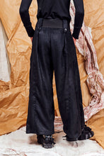 Load image into Gallery viewer, AW25 ADLAI PALAZZO PANTS - OBSIDIAN CHENILLE
