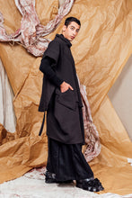 Load image into Gallery viewer, AW25 AKEMI RUCHE BOX TOP - ONYX JACQUARD