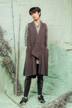 Load image into Gallery viewer, SL26 AKIYA KIMONO DETACH JACKET - SLATE ACIDWASH