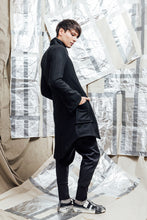 Load image into Gallery viewer, black men's tailored coat