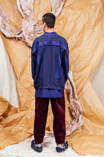Load image into Gallery viewer, AW25 KORI PANEL COWL JUMPER - COBALT RUST
