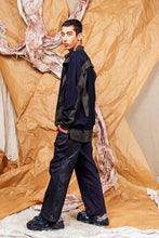 Load image into Gallery viewer, AW25 KORI PANEL COWL JUMPER - INK FOREST