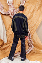 Load image into Gallery viewer, AW25 KORI PANEL COWL JUMPER - INK FOREST