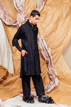 Load image into Gallery viewer, AW25 SAIGE LONG RUCHE JACKET - OBSIDIAN CHENILLE