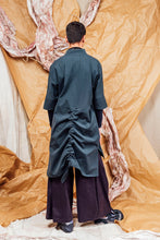 Load image into Gallery viewer, AW25 SAIGE LONG RUCHE JACKET - PETROL