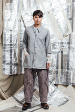 Load image into Gallery viewer, Men's linen cotton pinstripe shirt