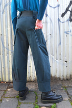 Load image into Gallery viewer, AW25 ORIME WIDE FOLD PANTS - PETROL