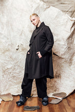 Load image into Gallery viewer, unisex wool obsidian scarf tunic dress