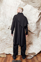 Load image into Gallery viewer, unisex wool obsidian scarf tunic dress