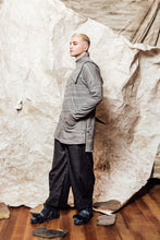 Load image into Gallery viewer, mens funnel neck jumper slate melange