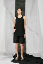 Load image into Gallery viewer, Women's Black Linen Tank Top