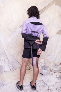 RS25 CASSIAN CUTOUT BLAZER - SHADOW LILAC