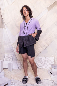 RS25 CASSIAN CUTOUT BLAZER - SHADOW LILAC