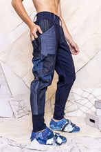 Load image into Gallery viewer, RS25 CORTEZ ARTISAN SLIM PANTS – DENIM PATCHWORK