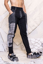 Load image into Gallery viewer, RS25 CORTEZ ARTISAN SLIM PANTS – OBSIDIAN PATCHWORK