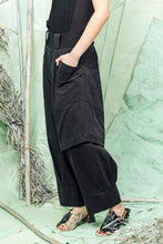 Load image into Gallery viewer, SL26 ADDIS LAYERED WIDE PANTS - ONYX