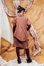 Load image into Gallery viewer, AW25 AKEMI RUCHE BOX TOP - CEDARWOOD CHECK