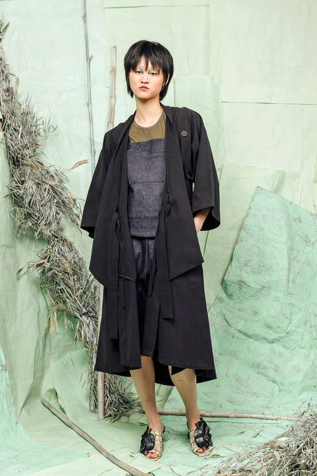SL26 AKIYA KIMONO DETACH JACKET - ONYX