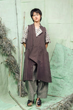 Load image into Gallery viewer, SL26 AKIYA KIMONO DETACH JACKET - SLATE ACIDWASH