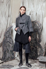 Load image into Gallery viewer, AW24 ALZARA SHORT JACKET - BRUSHED GRAPHITE