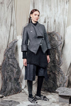 Load image into Gallery viewer, AW24 ALZARA SHORT JACKET - BRUSHED GRAPHITE