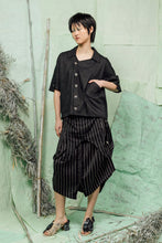 Load image into Gallery viewer, SL26 CADEAU BOXY SHIRT JACKET - OBSIDIAN PINSTRIPE
