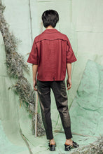 Load image into Gallery viewer, SL26 CADEAU BOXY SHIRT JACKET - ROSEWOOD