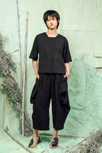 Load image into Gallery viewer, Obsidian, Square Cut, Oversized, Loose-Fitted, Quiet Luxury, Women's Top