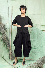 Load image into Gallery viewer, Black, Alternative-Style, Elevated Street-Style, Quiet Luxury, Uni-Sex Top