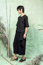Load image into Gallery viewer, Boxy, Obsidian, Square-Cut, Smart Casual, Women's Top