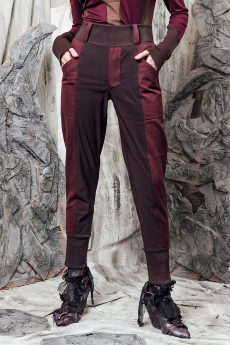 AW24 CORTEZ SLIM PANTS - TAWNY PORT